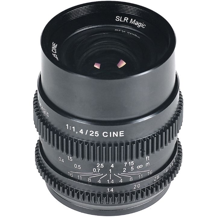 SLR Magic CINE Bundle 25mm F/1.4 lens & 52mm variable ND (II) E Mount