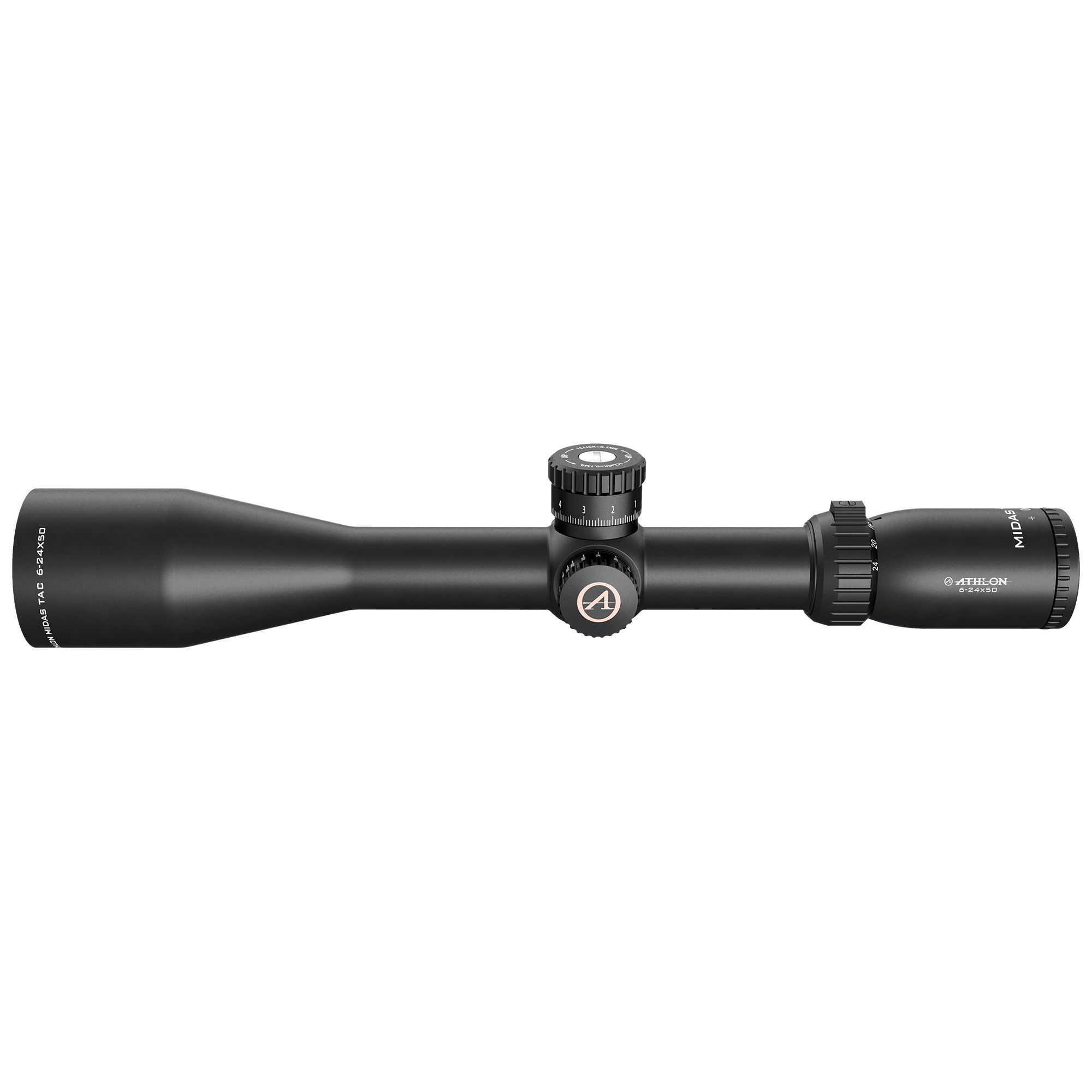 Athlon Midas TAC 6-24x50 30mm APLR4  FFP MOA Riflescope