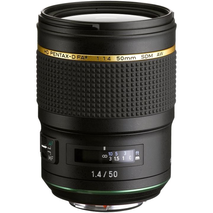 Pentax-D FA* 50mm f/1.4 SDM HD AW Lens