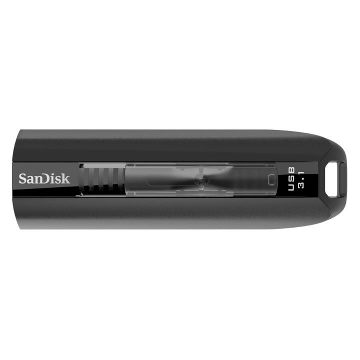 SanDisk Extreme GO USB 3.1 128GB Flash Drive (Black) - Retractable   **