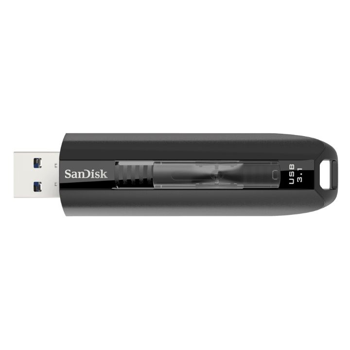 SanDisk Extreme GO USB 3.1 128GB Flash Drive (Black) - Retractable   **