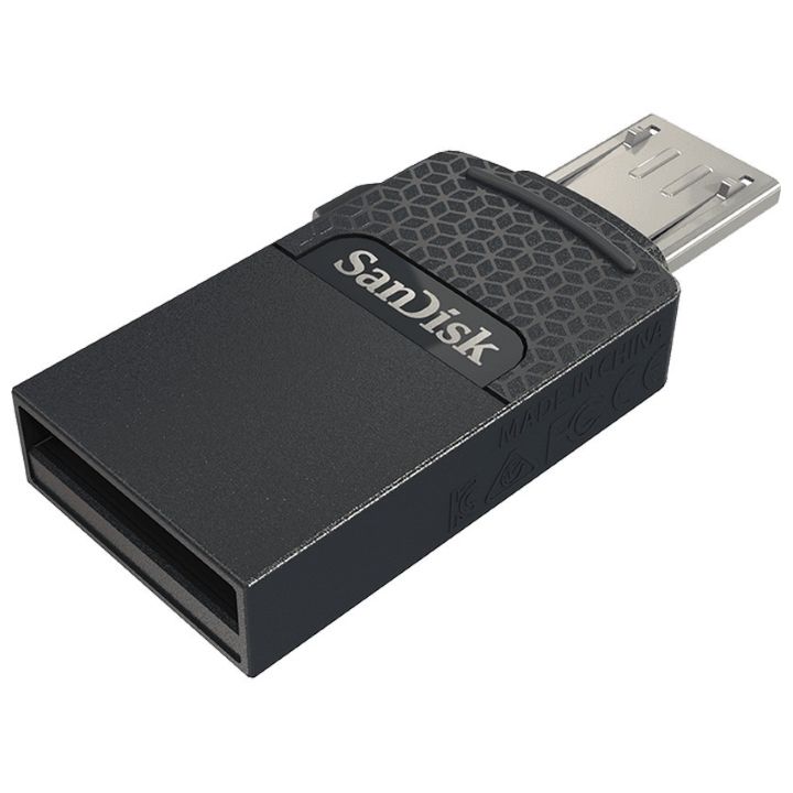 SanDisk Dual USB  SDDD1 128GB USB2.0 Black USB2.0 micro-USB connector