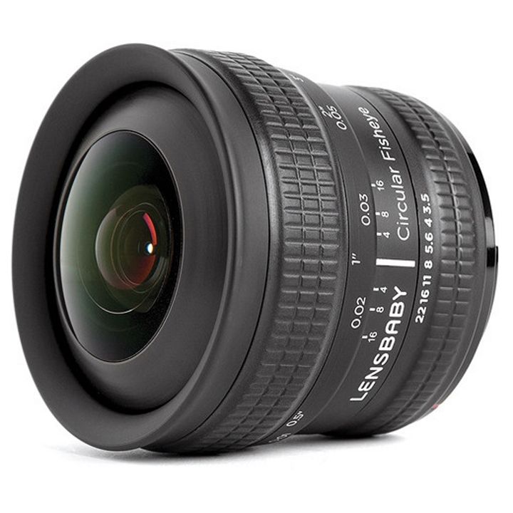 Lensbaby 5.8mm f/3.5 Circular Fisheye Lens for Nikon F ***