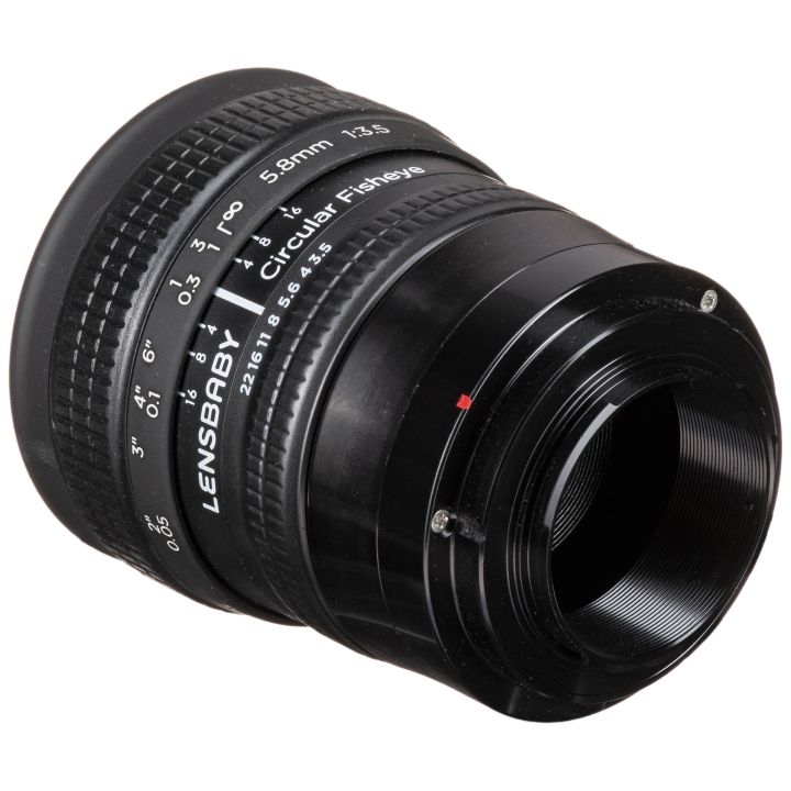 Lensbaby 5.8mm f/3.5 Circular Fisheye Lens for Micro Four Thirds **