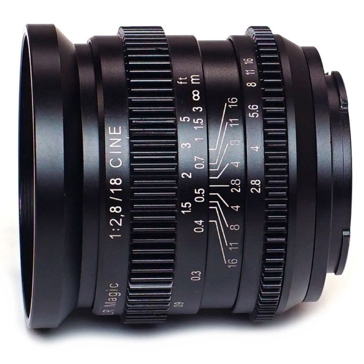 SLR Magic Cine 18mm f/2.8 Lens for Sony E-mount