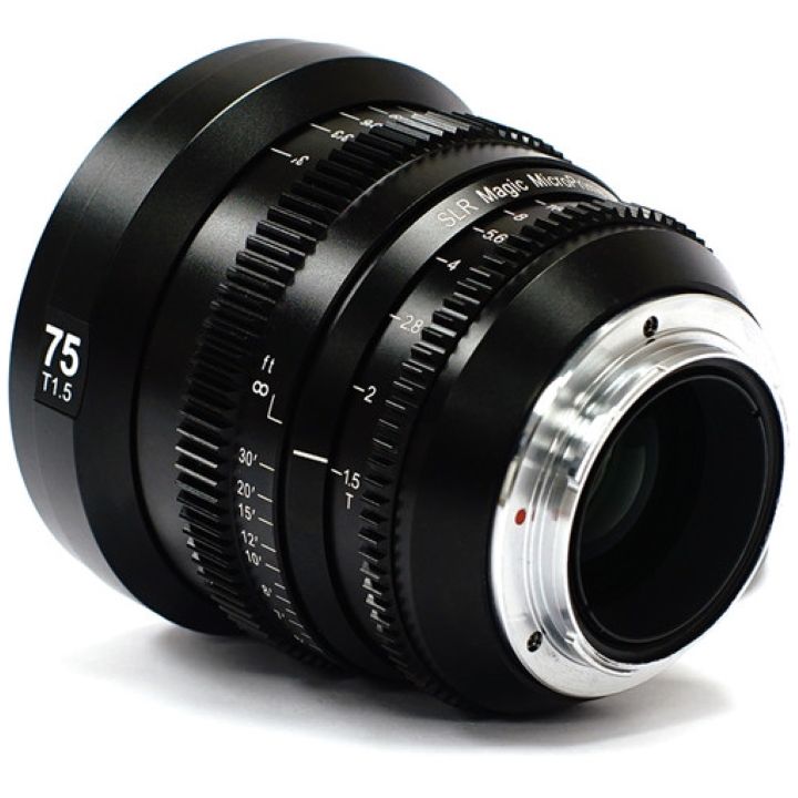 SLR Magic MicroPrime Cine 75mm T1.5 Lens for Sony E-mount