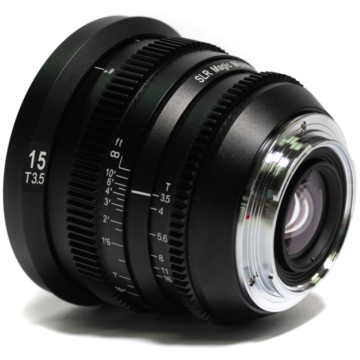 SLR Magic MicroPrime Cine 15mm T3.5 lens (S35 Coverage) for Sony E-Mount