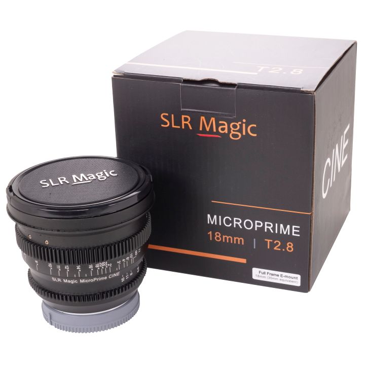 SLR Magic MicroPrime Cine 18mm T2.8 Lens for Sony E-Mount