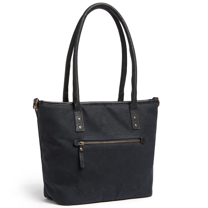 ONA Capri II Tote - Black Canvas