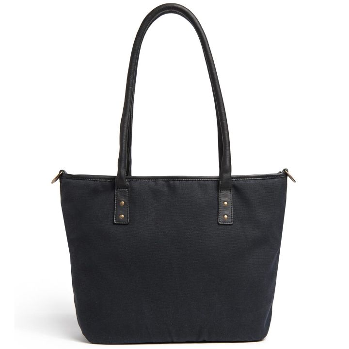 ONA Capri II Tote - Black Canvas