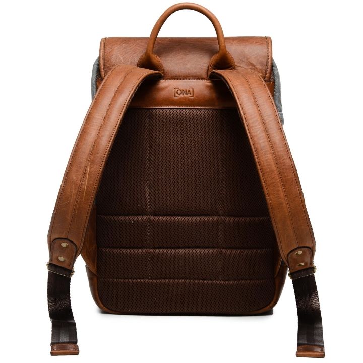 ONA Monterey Backpack - Smoke & Antique Congnac