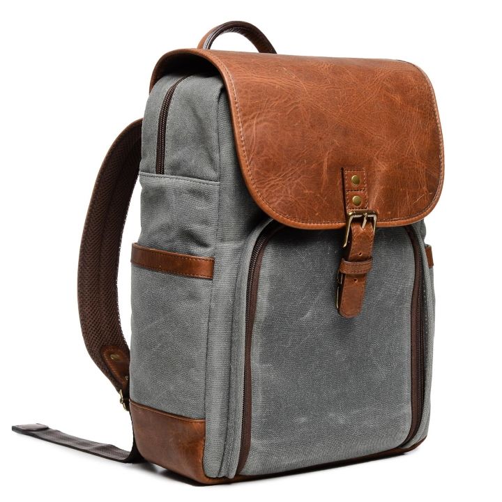 ONA Monterey Backpack - Smoke & Antique Congnac