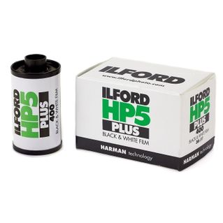 Ilford SPRITE 35-II Reusable Camera - Black & Silver + HP5 Plus 24 film