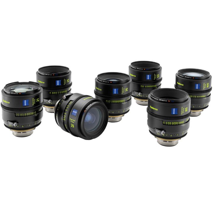 Zeiss Supreme Prime Radiance Set PL Mount (21mm, 25mm, 29mm, 35mm, 50mm, 85mm, 100mm)