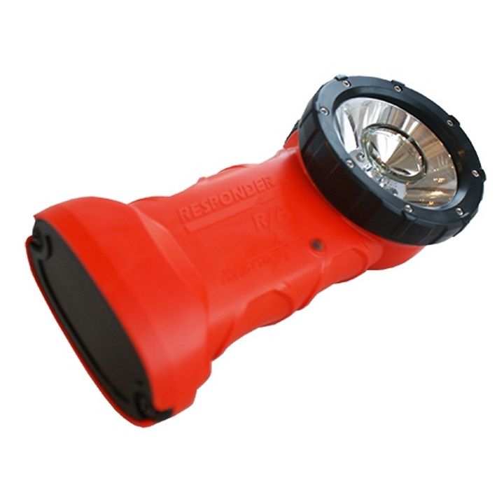 Koehler BrightStar Responder Right Angled 6xAA Alkaline LED Torch DIV 1 Orange