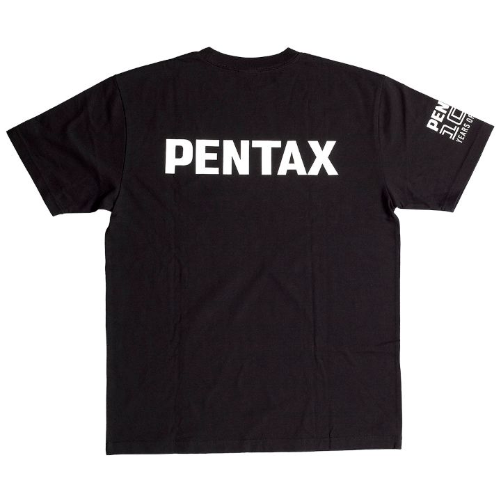 Pentax New Era 100th Tshirt BK/WT L
