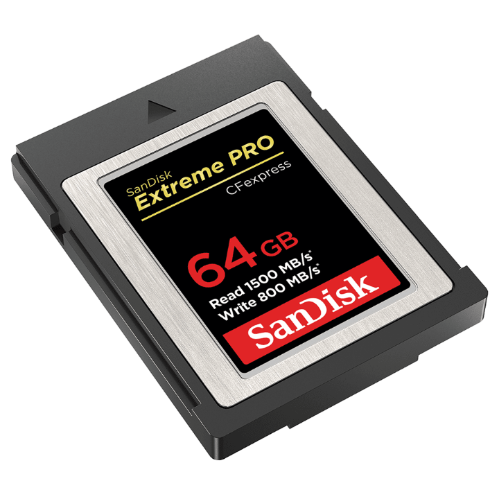 SanDisk Extreme PRO CFexpress Type B 64GB 1500MB/S R 800MB/s W SDCFE Card