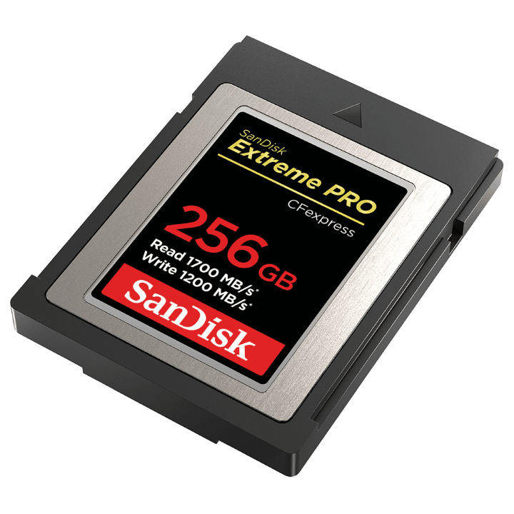 SanDisk Extreme PRO CFexpress Type B 256GB 1700MB/S R 1200MB/s W SDCFE Card