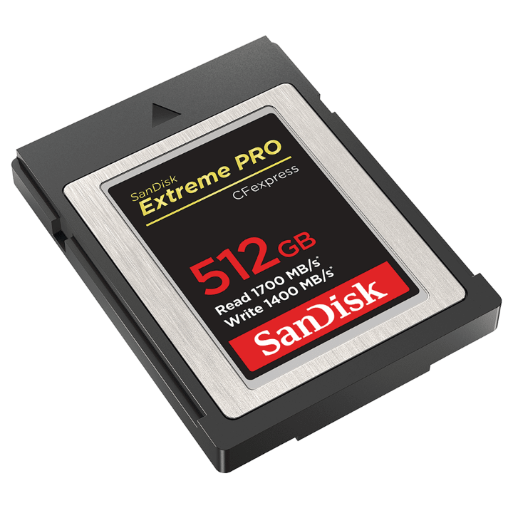 SanDisk Extreme PRO CFexpress Type B 512GB 1700MB/S R 1400MB/s W SDCFE Card