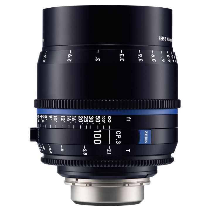 Zeiss CP.3 100mm/T2.1 Feet Compact Prime Cine Lens for MFT Mount