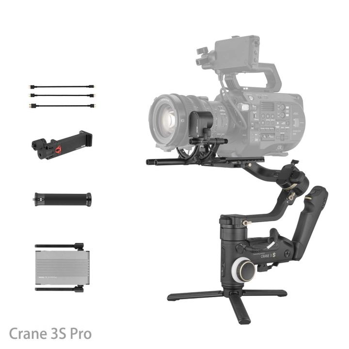 Zhiyun Crane 3S Handheld Stabiliser for DSLR & Cine Cameras Pro Kit