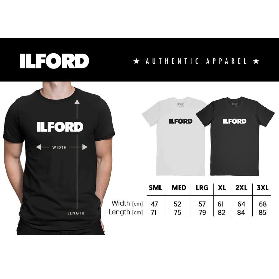 Ilford Black T-Shirt Large