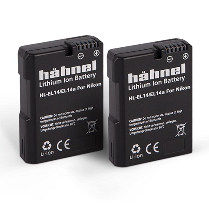 Hahnel Digital Still battery HL-EL14/a Twin Pack for Nikon 1050mAh 7.4V