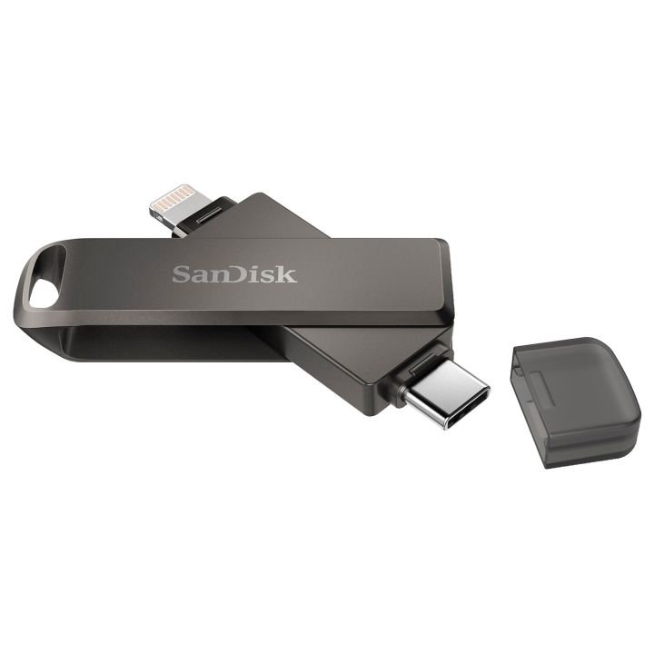 SanDisk iXpand Luxe SDIX70N 128GB Flash Drive iOS/Android Lightning & Type C USB 3.1