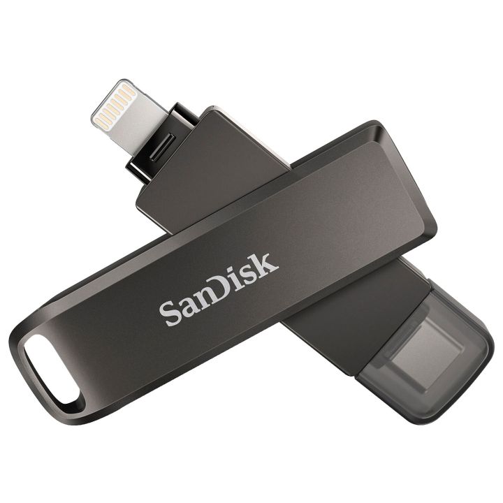 SanDisk iXpand Luxe SDIX70N 128GB Flash Drive iOS/Android Lightning & Type C USB 3.1