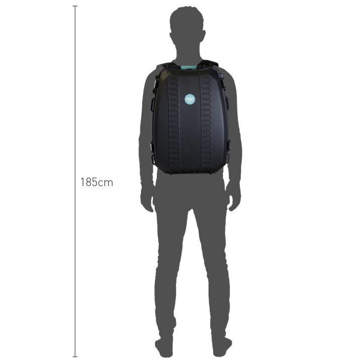 HPRC 3600 - Hard Case Backpack with Cubed Foam - Blue / Black