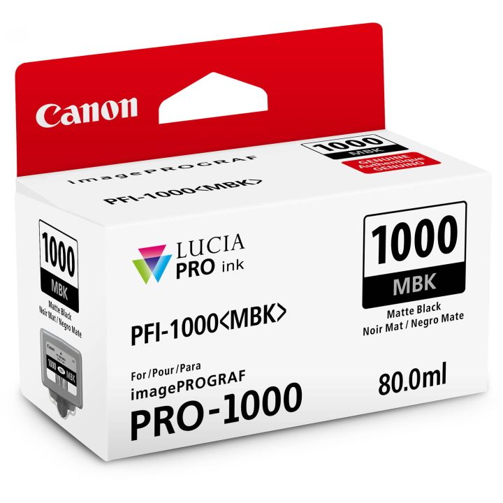 Canon PFI-1000MBK Matte Black Ink Cartridge