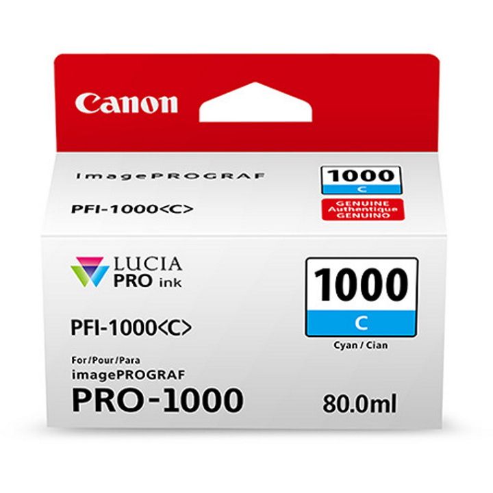 Canon PFI-1000C Cyan Ink Cartridge