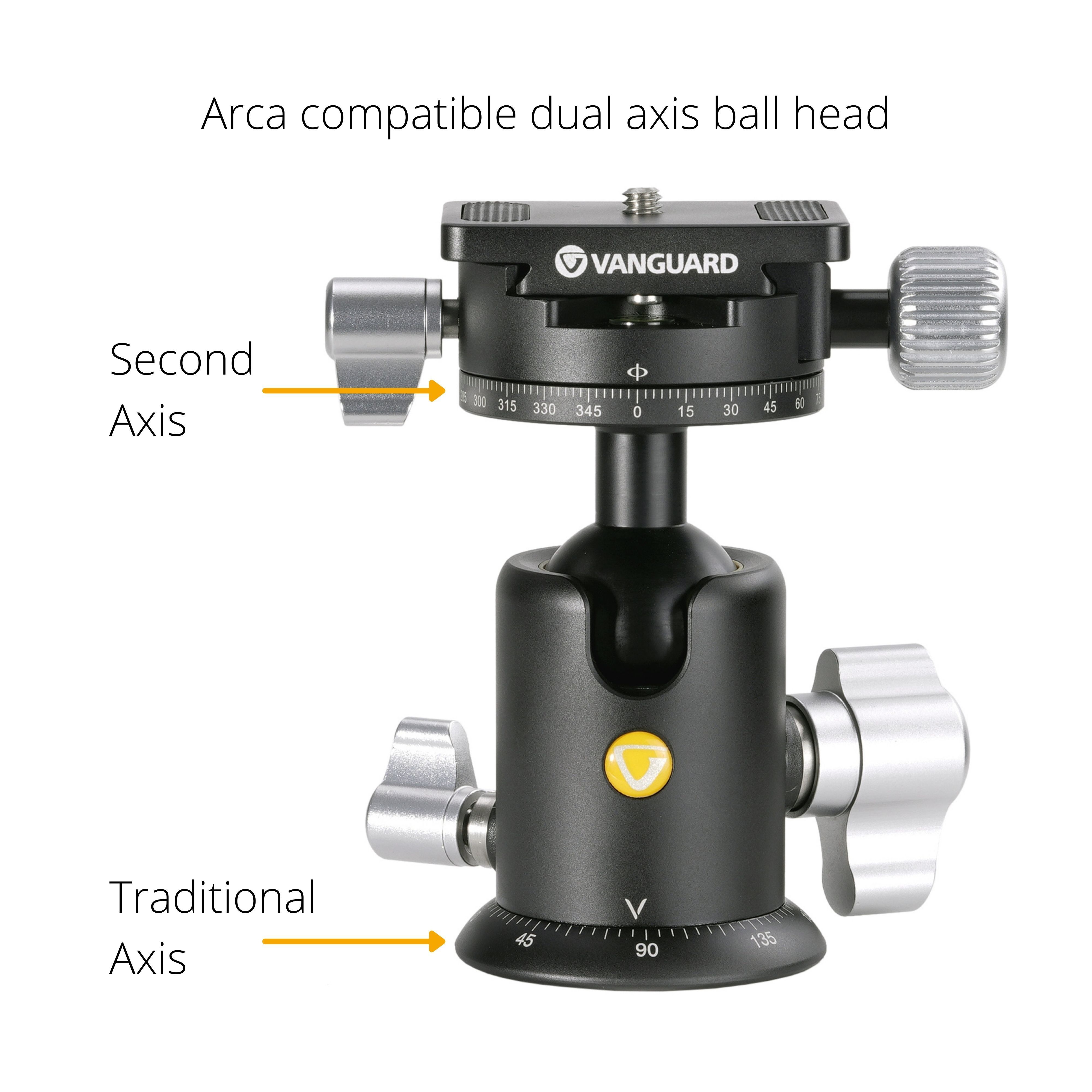 Vanguard VEO 3+ 263CB Carbon Fibre Pro Tripod / Monopod with BH-160S Ball Head