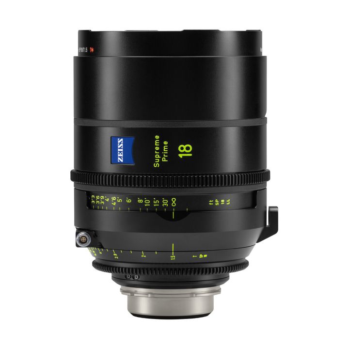 Zeiss Supreme Prime 18mm/T1.5 Feet Cine Lens for PL Mount