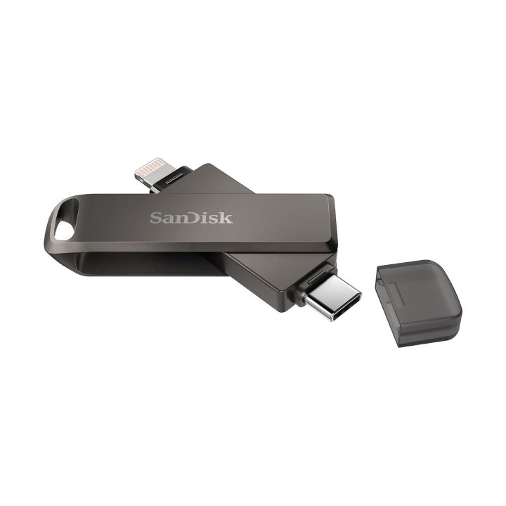 SanDisk iXpand 64GB Flash Drive Luxe for iPhone & USB Type-C