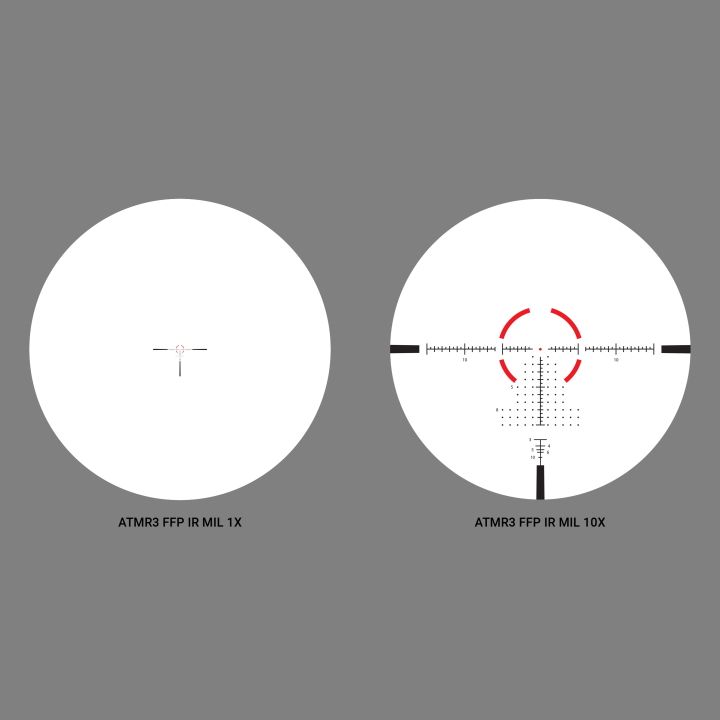 Athlon Ares ETR UHD 1-10x24mm FFP ATMR3 34mm MIL Illuminated Riflescope