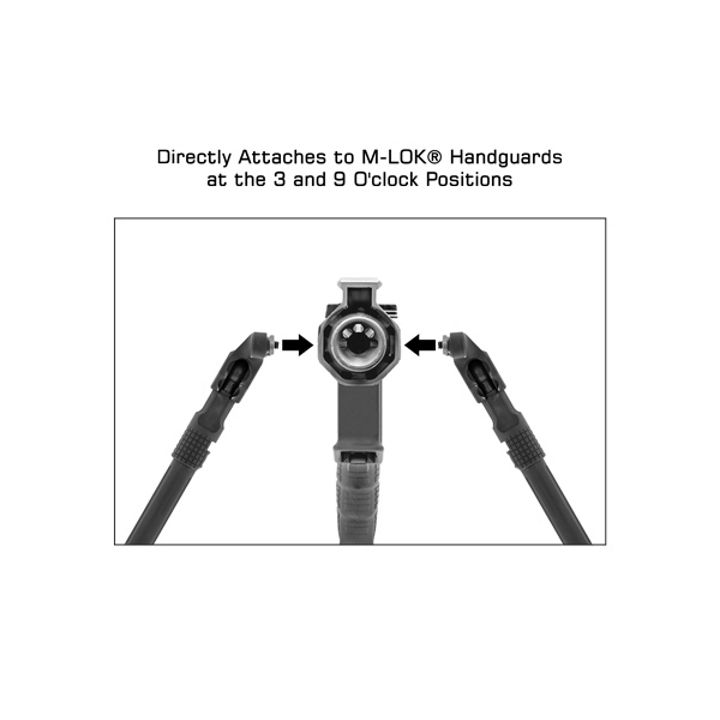 Leapers UTG Recon Flex II Bipod 7-9" Height, M-LOK