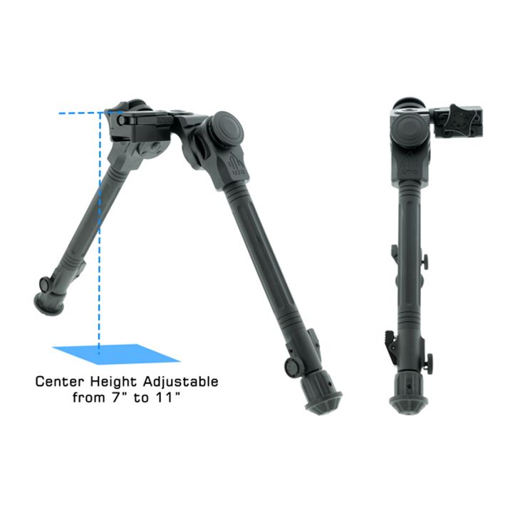 Leapers UTG Over Bore Heavy Duty Bipod 7-11"