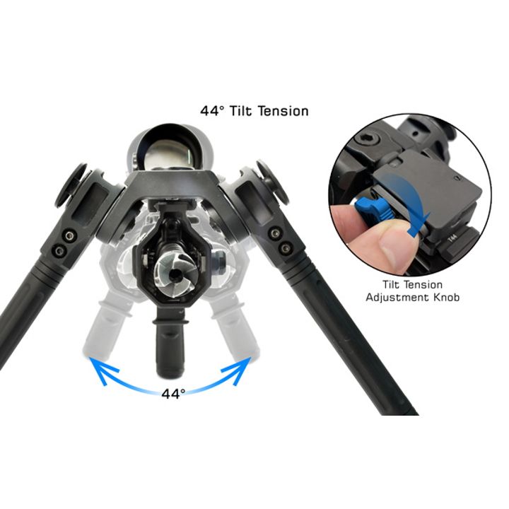 Leapers UTG Over Bore Heavy Duty Bipod 7-11"