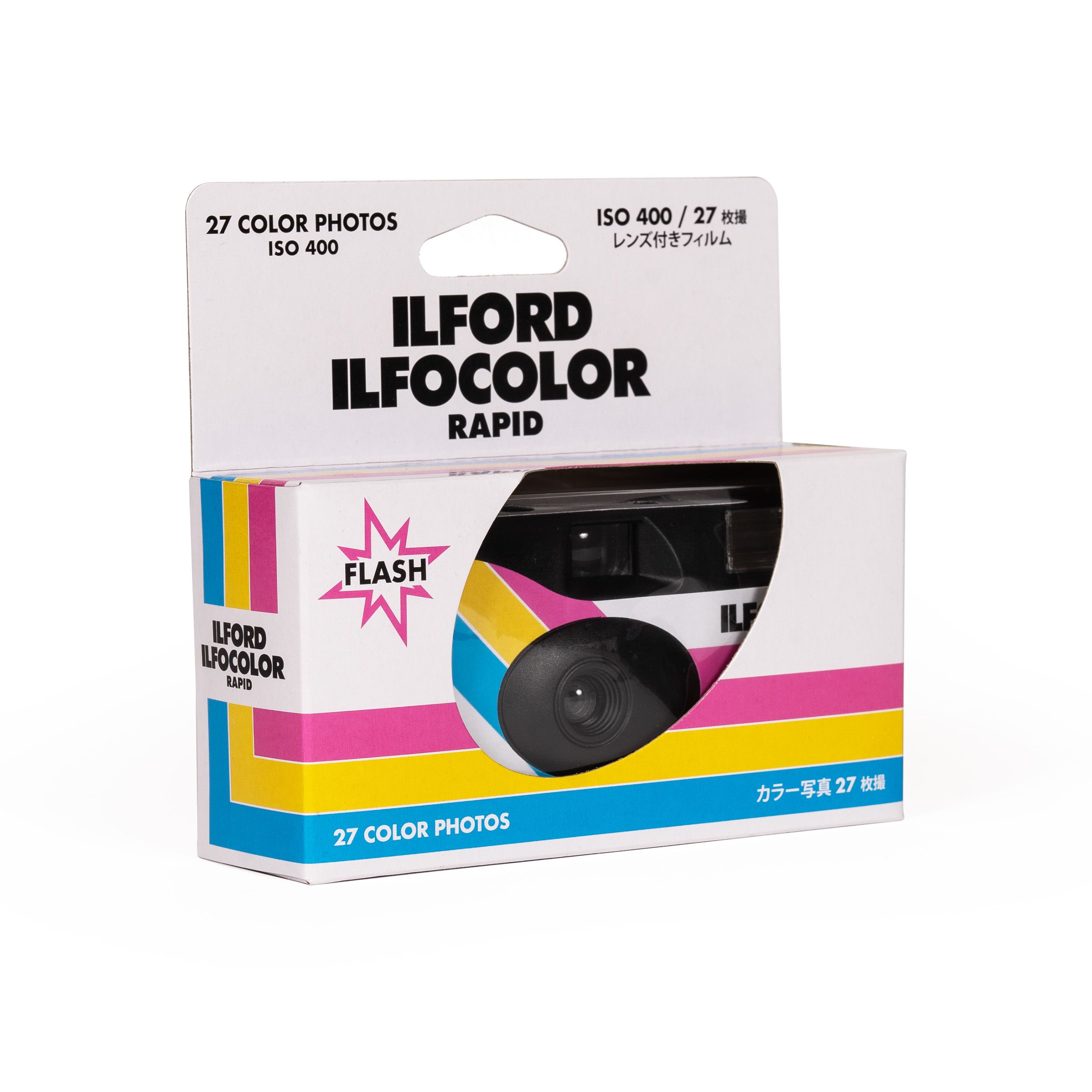 Ilford IlfoColor Single Use Camera - 27 exposures / ISO400 - White **