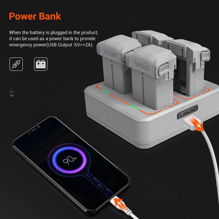 CYNOVA  5 in 1 Two-Way Charging Hub For Mini 3 Pro