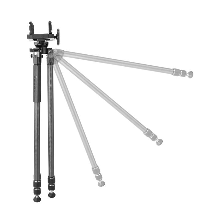 Vanguard Endeavor L 303CGM Carbon Fiber Shooting Tripod with GM-70 Rifle Mount Head