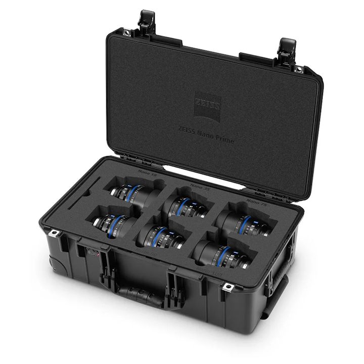 Zeiss Nano Prime 6 Lens Kit 18/24/35 /50/75/100mm Sony E Mount with Transport Case