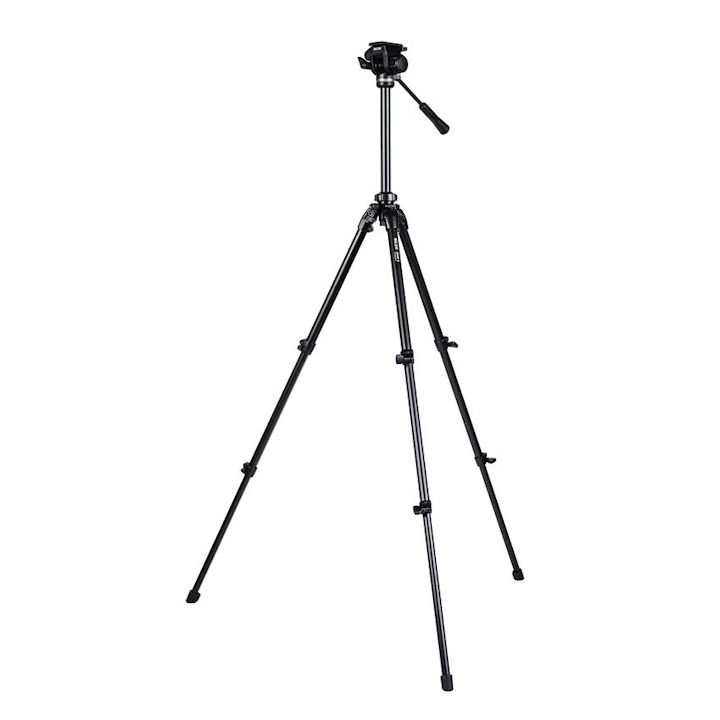 SLIK 504QF II Aluminium Tripod with 504QF II Video Fluid Pan Head