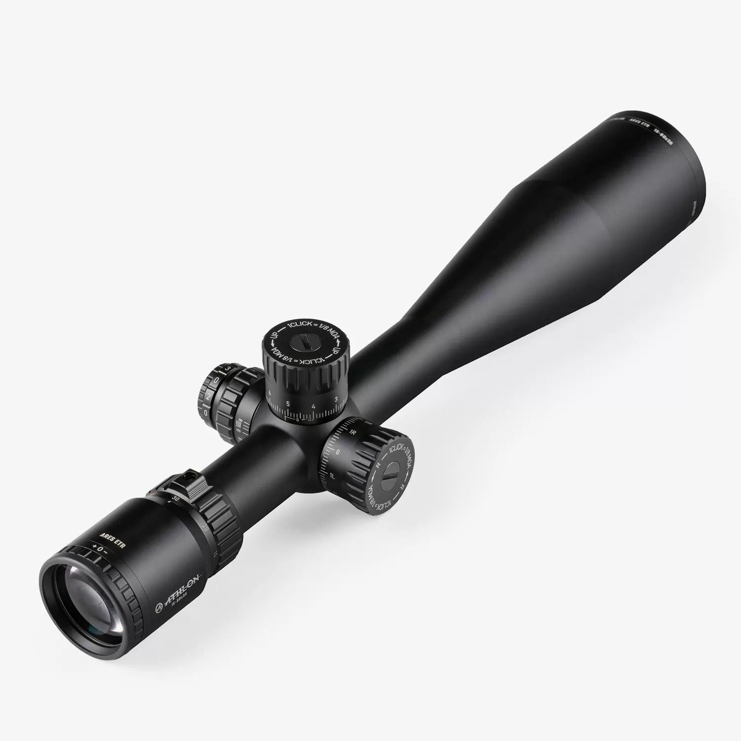 Athlon Ares ETR UHD 15-60x56 30mm Tube SFP BLR2 IR MOA Reticle Riflescope