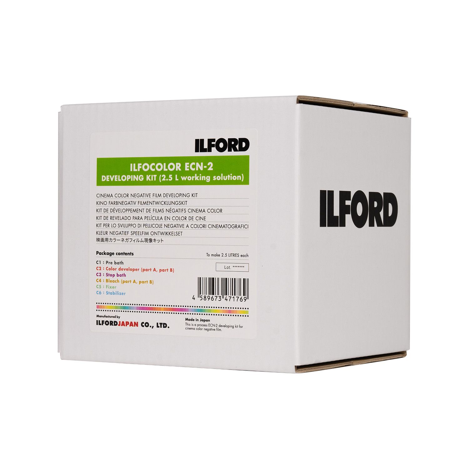 Ilford IlfoColor ECN-2 Developing Kit 2.5L