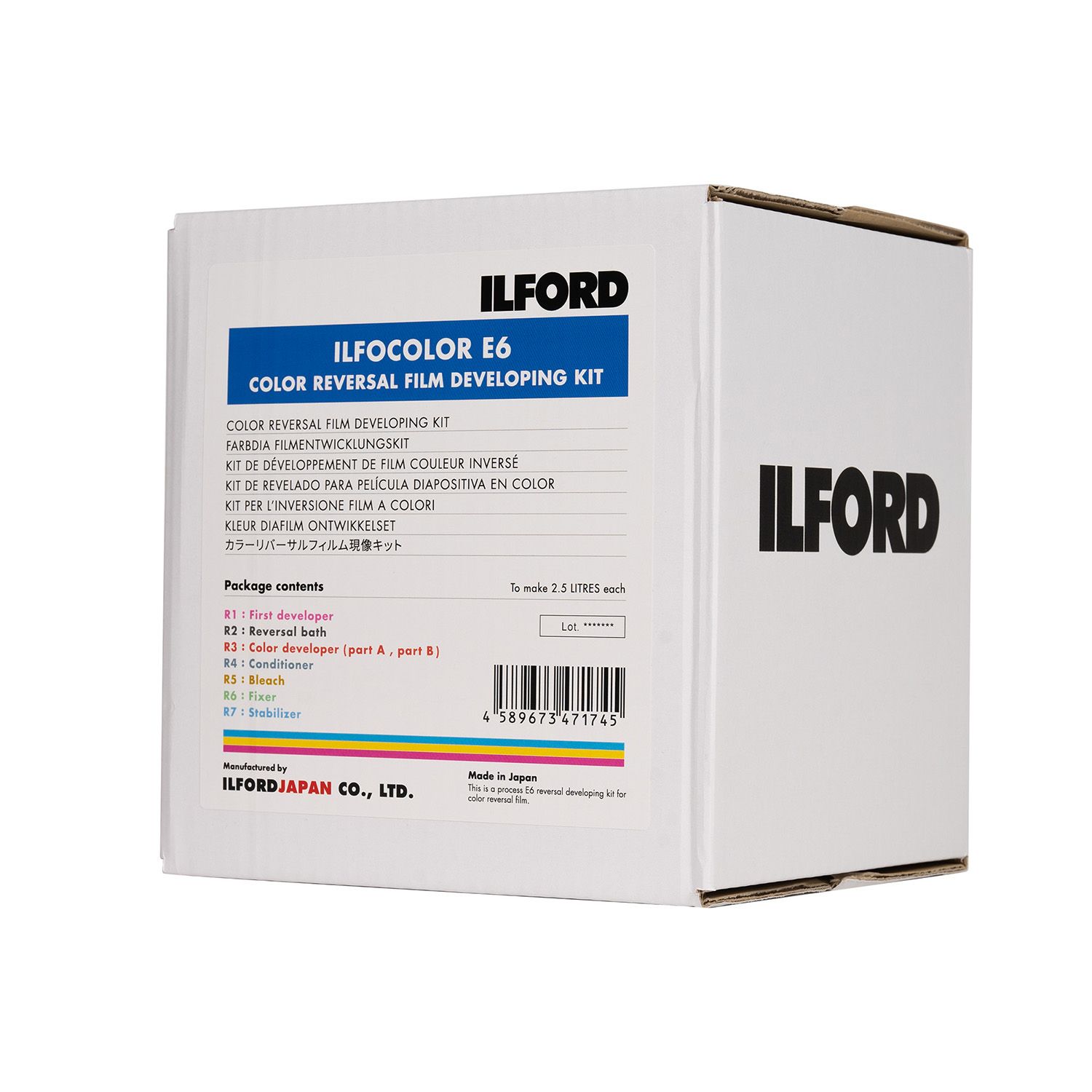 Ilford IlfoColor E6 Developing Kit 2.5L