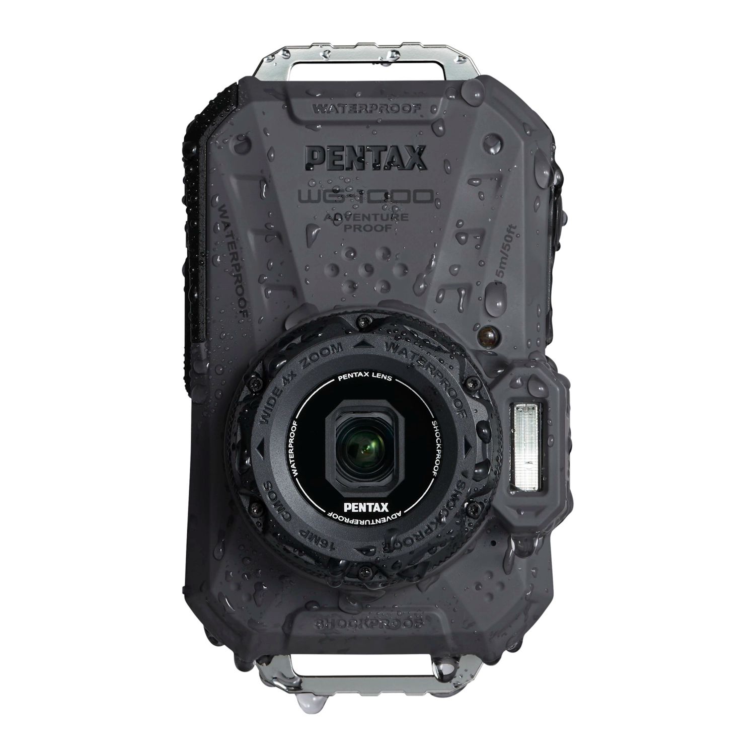 Pentax WG-1000 Waterproof Compact Camera - Gray