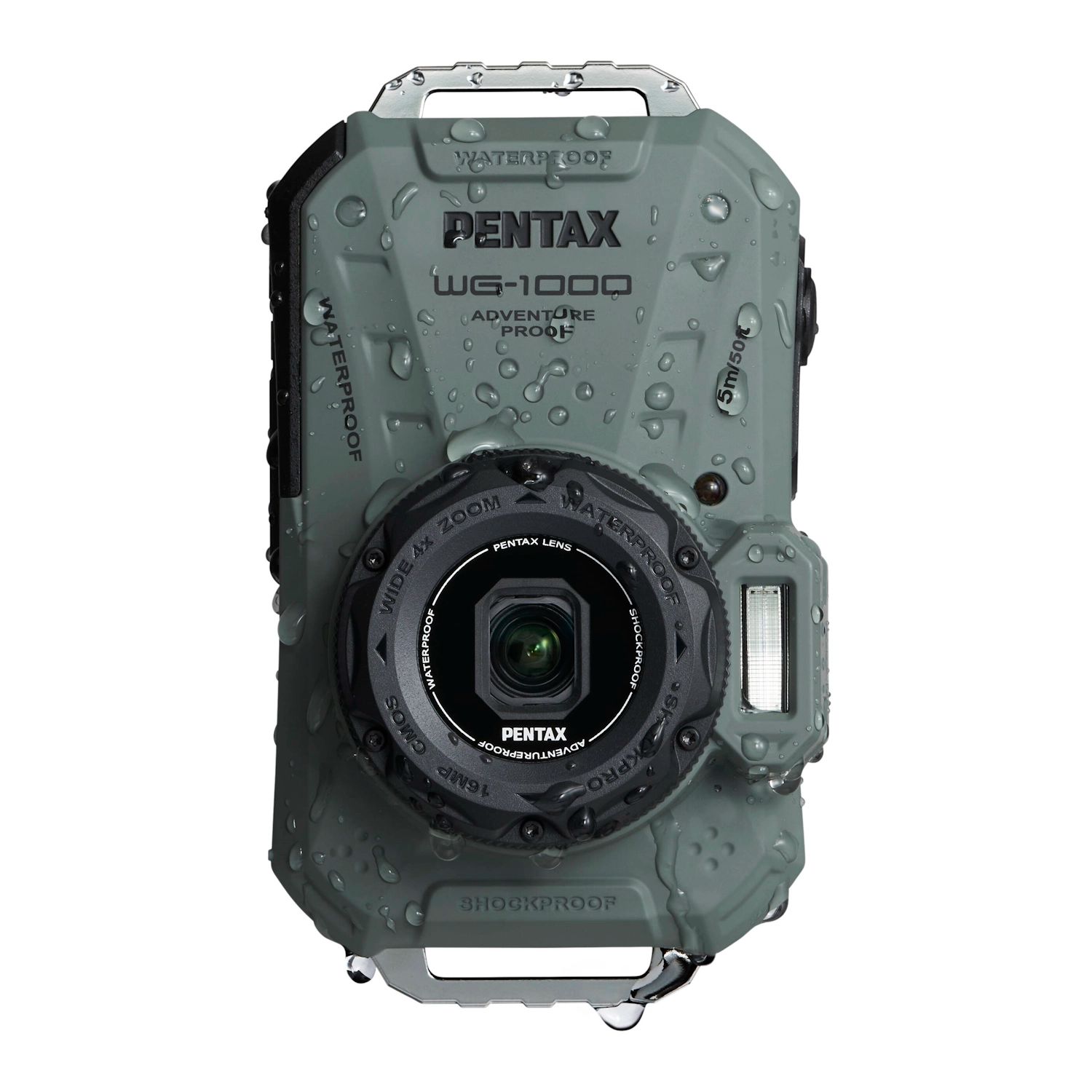 Pentax WG-1000 Waterproof Compact Camera - Olive