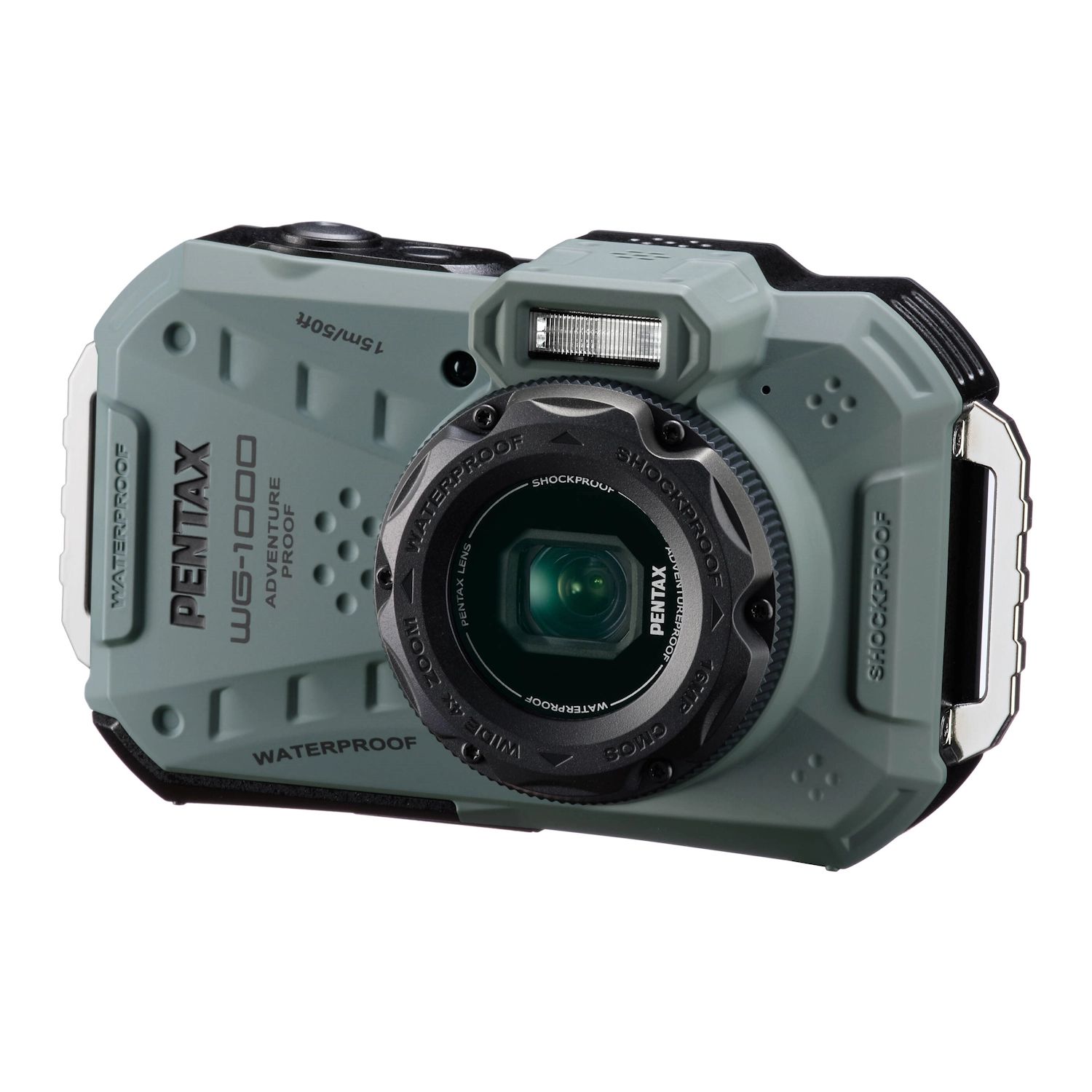 Pentax WG-1000 Waterproof Compact Camera - Olive